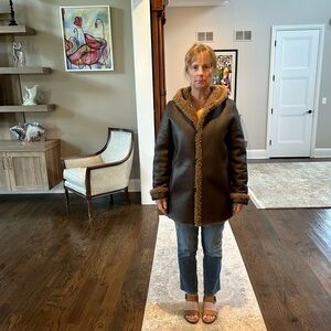 Reversible teddy jacket